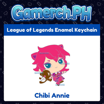 League of Legends Enamel Keychain (TFT Chibi Tactician)