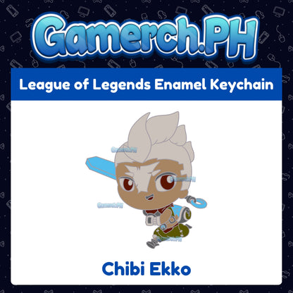 League of Legends Enamel Keychain (TFT Chibi Tactician)