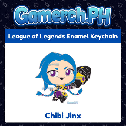 League of Legends Enamel Keychain (TFT Chibi Tactician)