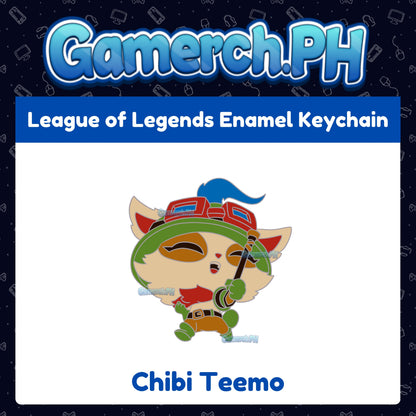 League of Legends Enamel Keychain (TFT Chibi Tactician)