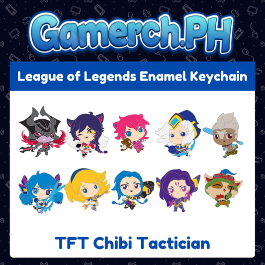 League of Legends Enamel Keychain (TFT Chibi Tactician)