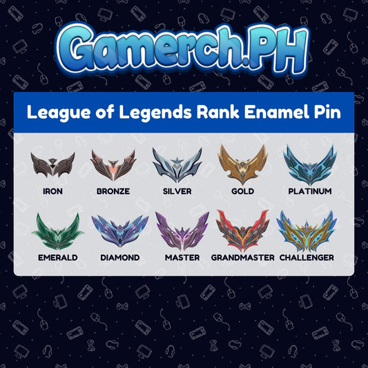 League of Legends Rank Enamel Pin