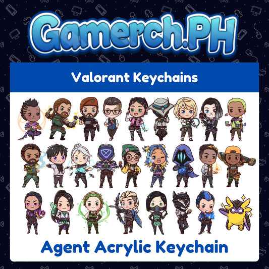 Valorant Agent Acrylic Keychain